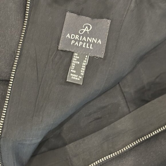 Adrianna Papell Black Formal Gown - size 6 - Picture 3 of 3